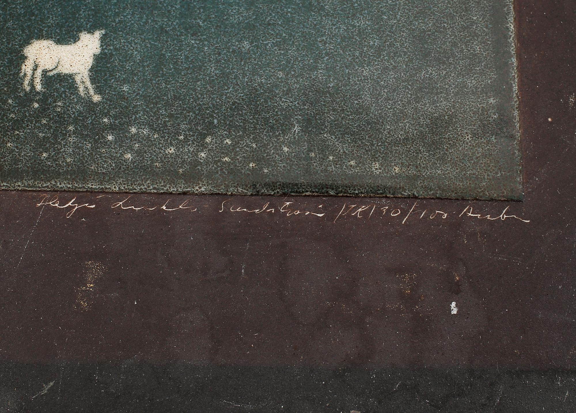 Heljä Liukko-Sundström, two ceramic wall plaques, Arabia, Finland-.