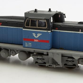 Diesellok SJ T44 skala 1/87 nr 381 Jeco.