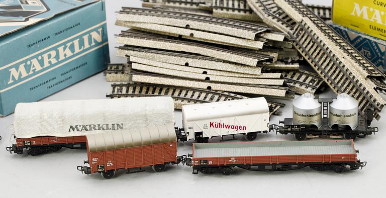 MODELLJÄRNVÄG, Märklin, 1950-tal.