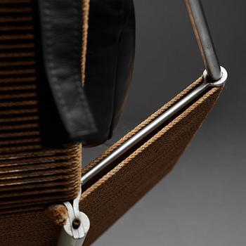 HANS J WEGNER, fåtölj, "Flag Halyard/Snørestolen" modell "GE 225" för Getama, Danmark.