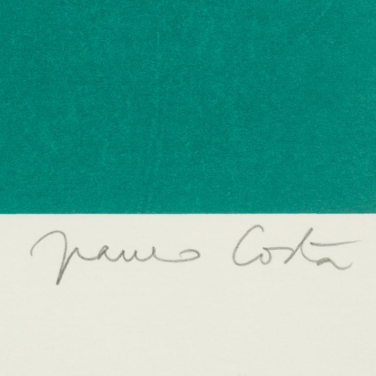 Franco Costa, silkscreen in colours, signed 50/360.