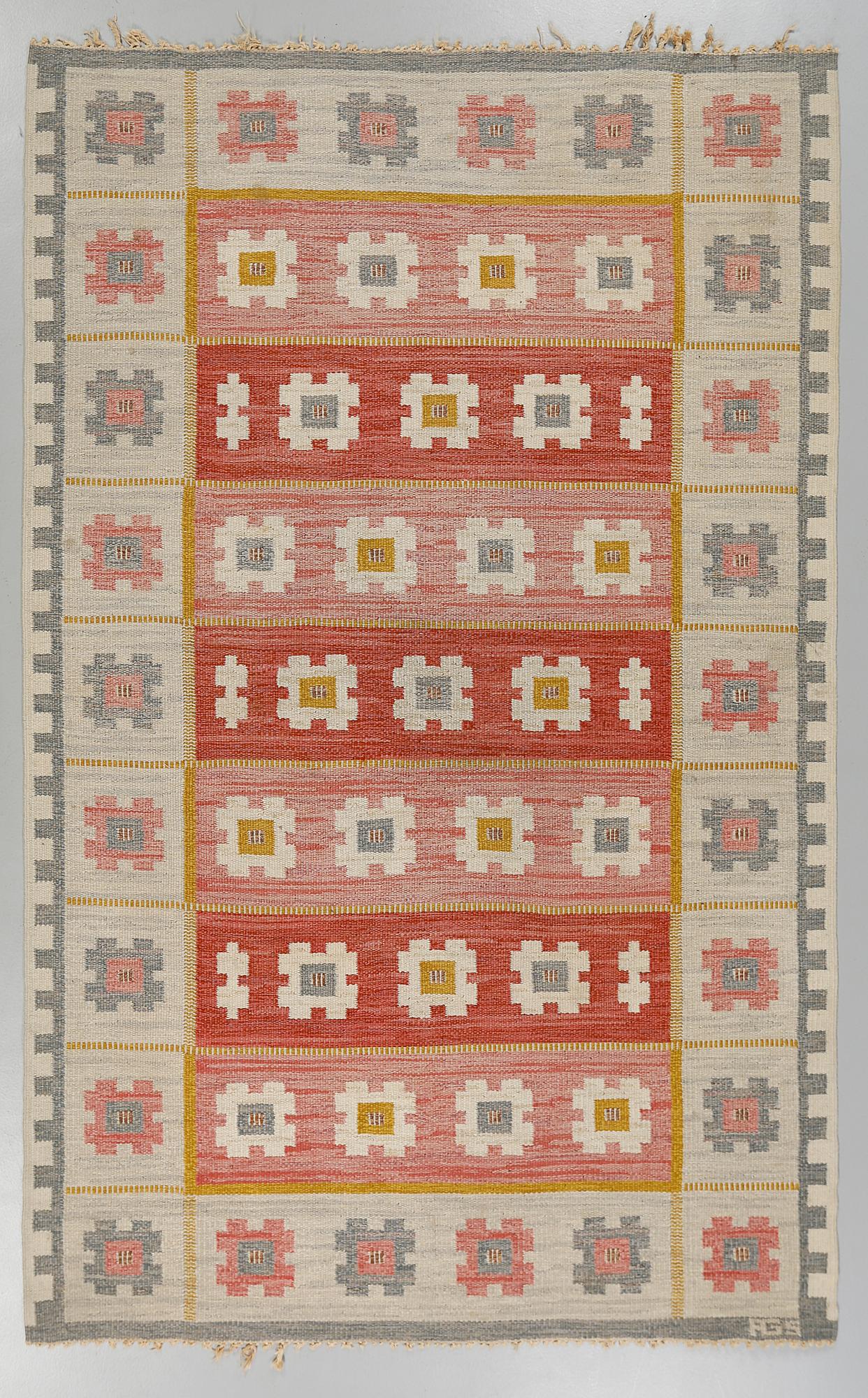 MATTA, rölakan, Anna-Greta Sjöqvist, monogramsignerad, ca 250 x 166 cm.
