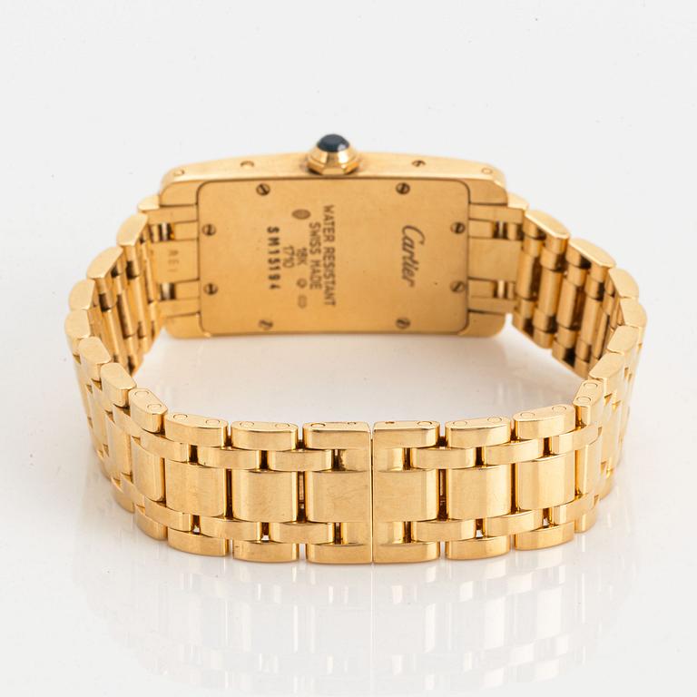 Cartier, Tank Américaine, wristwatch, 19 x 35 mm.