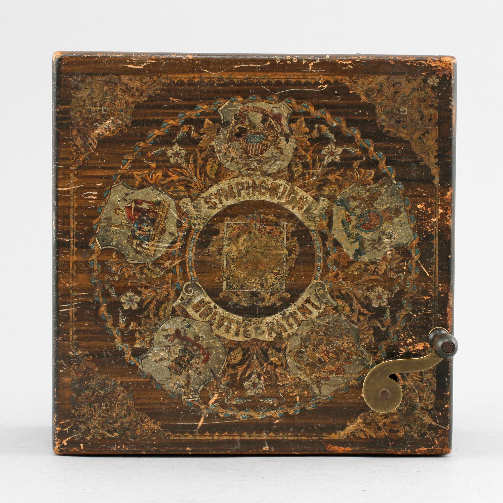 SPELDOSA, Symphonion, jugend, 1900-talets första del.