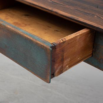 A first half of the 19th century painted writing desk.