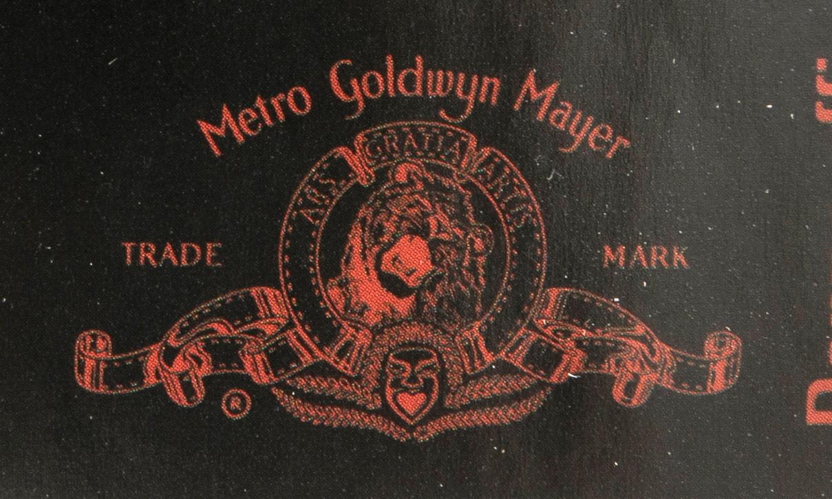 A Swedish movie poster James Bond "Världen räcker inte till" (The world is not enough) 1999.