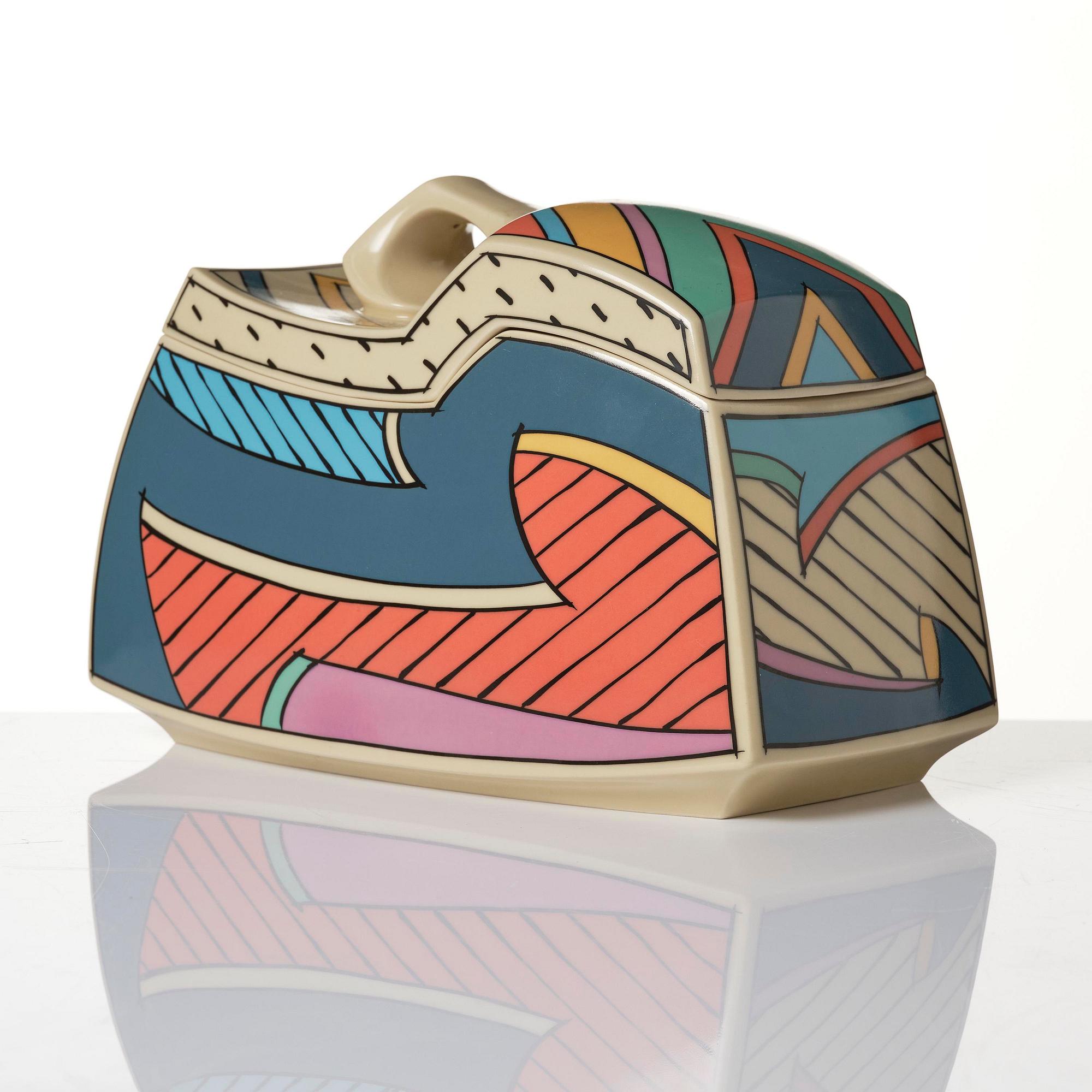 Dorothy Hafner, a 47-piece "Flash" ceramic dinner service, Rosenthal, Germany, post 1984.
