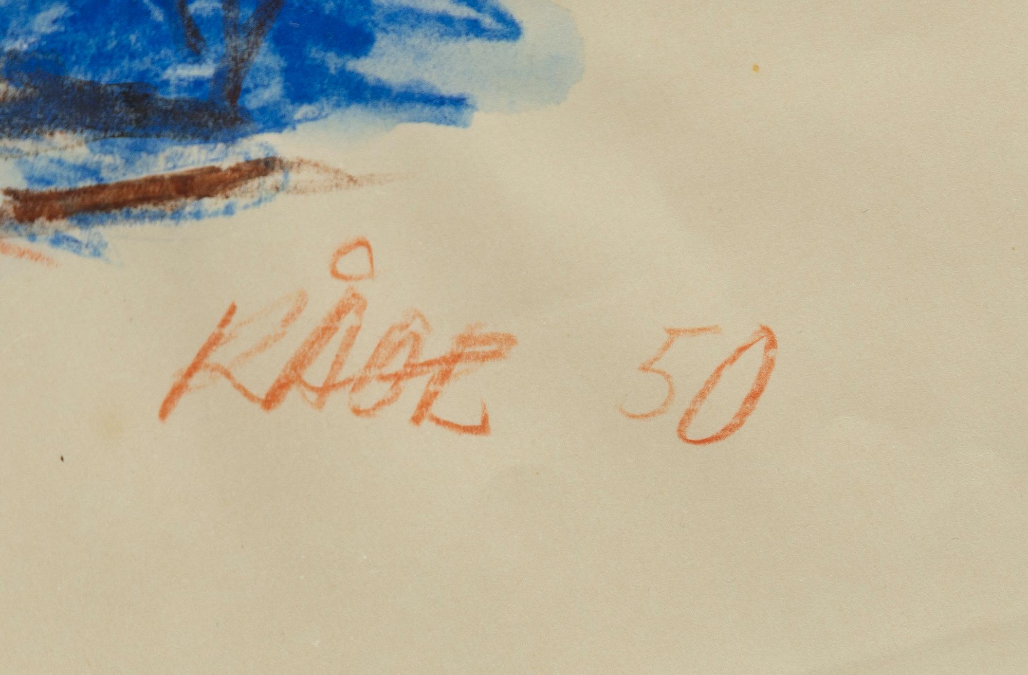 Wilhelm Kåge, Model study.