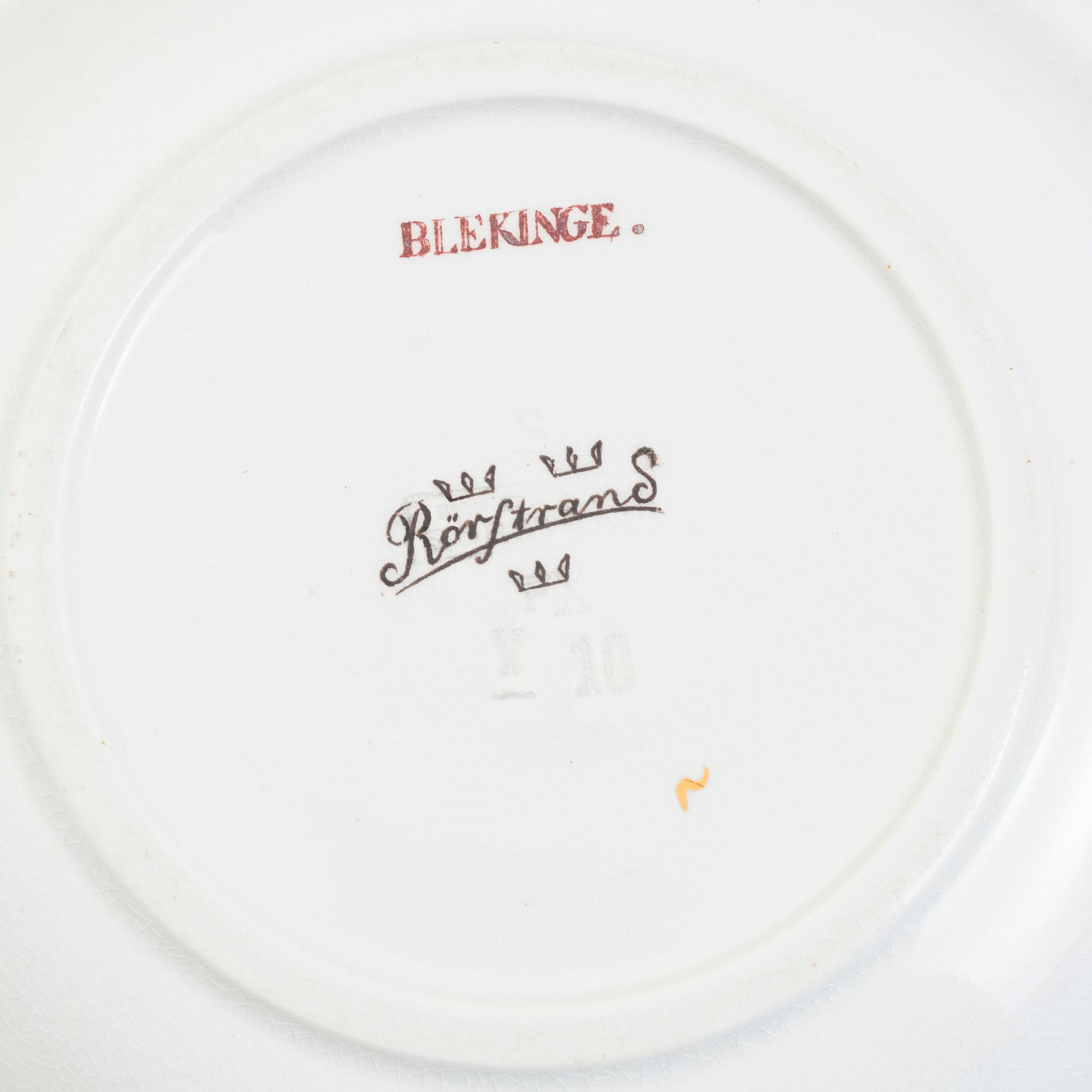 SERVIS, 51 delar, porslin, Rörstrand, svenska dräkter.