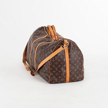 LOUIS VUITTON, a monogram canvas weekendbag "Keepall Bandouliere 60".