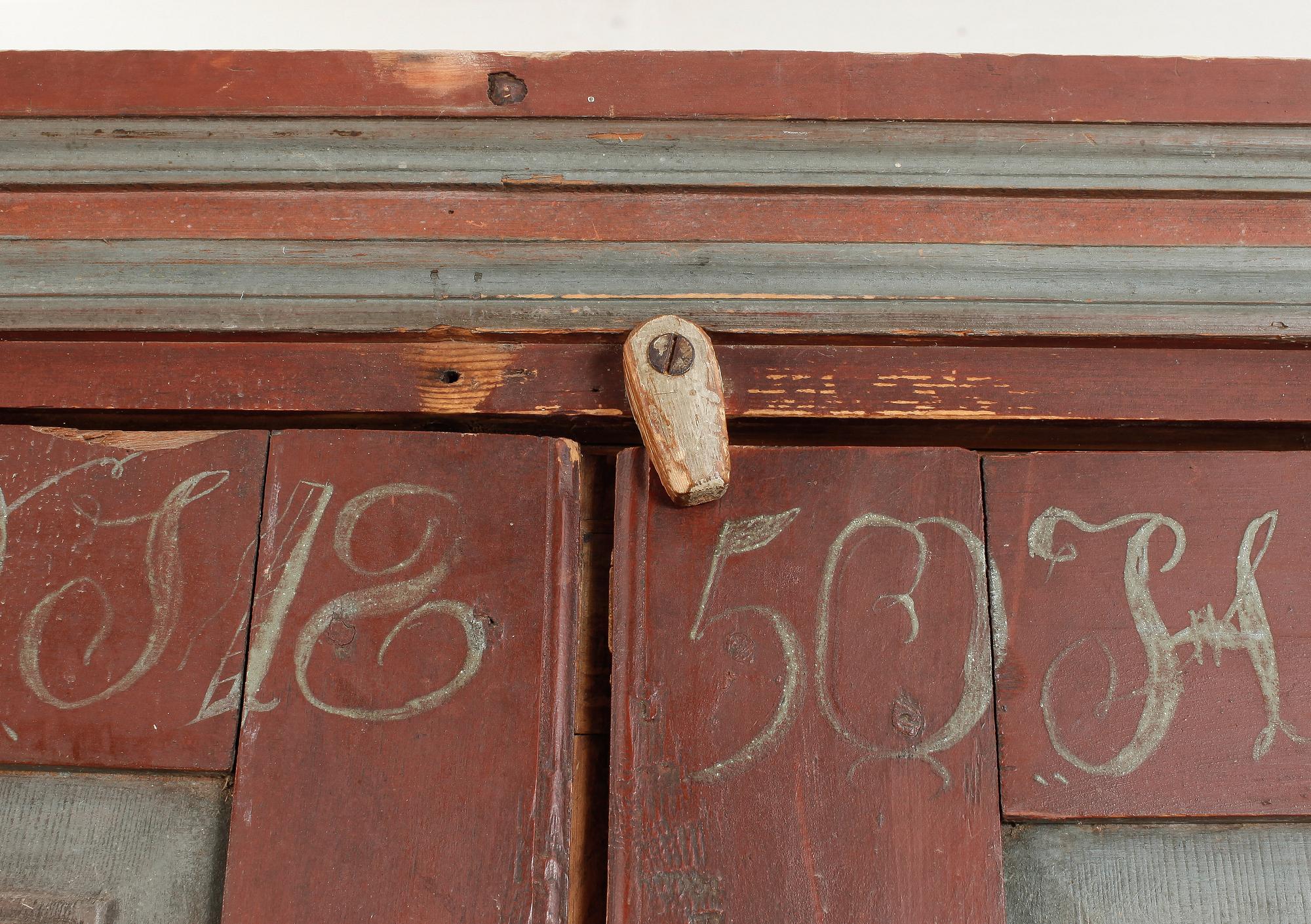SKÅP, allmoge, daterat 1850.