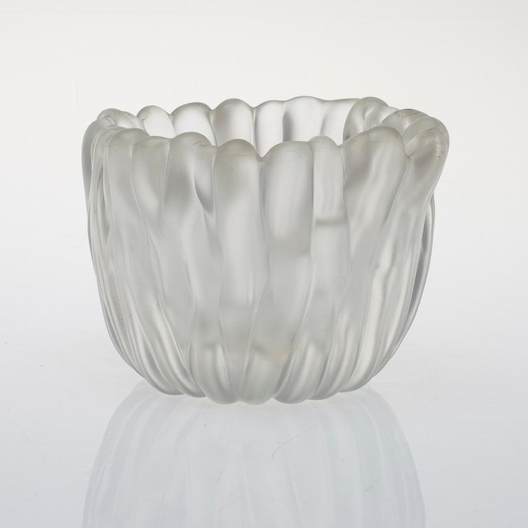SKÅL, glas, "Renlav", signerad Tapio Wirkkala Iittala.