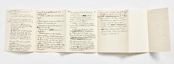 Marcel Duchamp, "Green box".