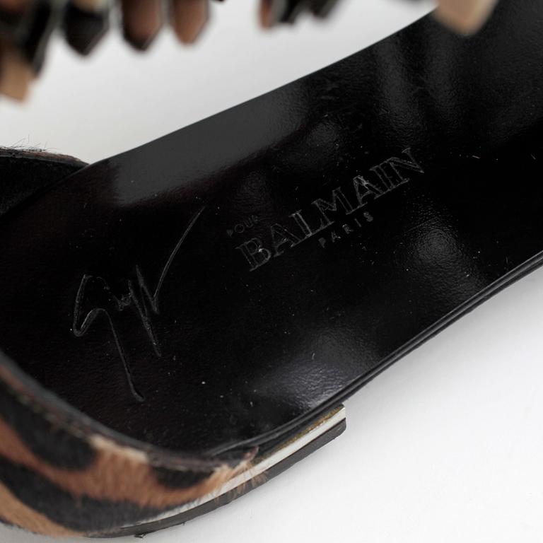 SANDALETTER, Balmain, design Giuseppe Zanotti, 2000-tal.