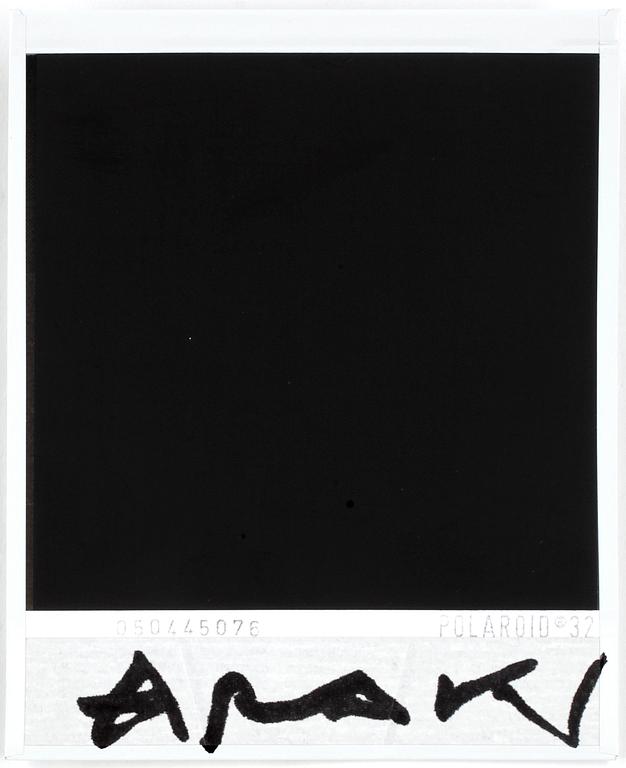 NOBUYOSHI ARAKI, polaroid, sign.