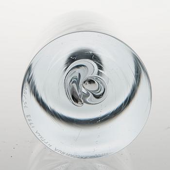 TIMO SARPANEVA, LJUSSTAKE, "Janus", signerad, daterad och numrerad Timo Sarpaneva Iittala 1993, 75/500.