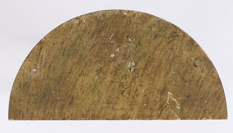 A Gustavian giltwood and marbled console table, Stockholm, late 18th century.