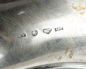 PARTI SILVERFÖREMÅL, 9 delar, mest Sverige, 1800-1900-tal. Tot ca 468 gram.