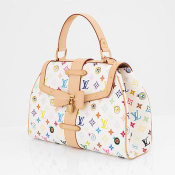 Louis Vuitton, 'Multicolor Murakami Eye Love You White' bag, no 665.