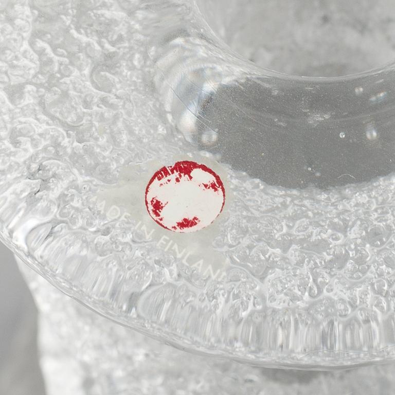 TIMO SARPANEVA, ljusstakar 6 st, glas, "Festivo", Iittala, 1970-tal.