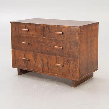 A 1930s birch dresser.