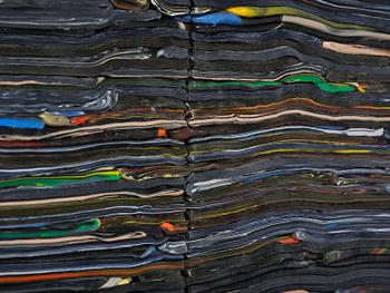Matthias van Arkel, "Stripe Painting Black".