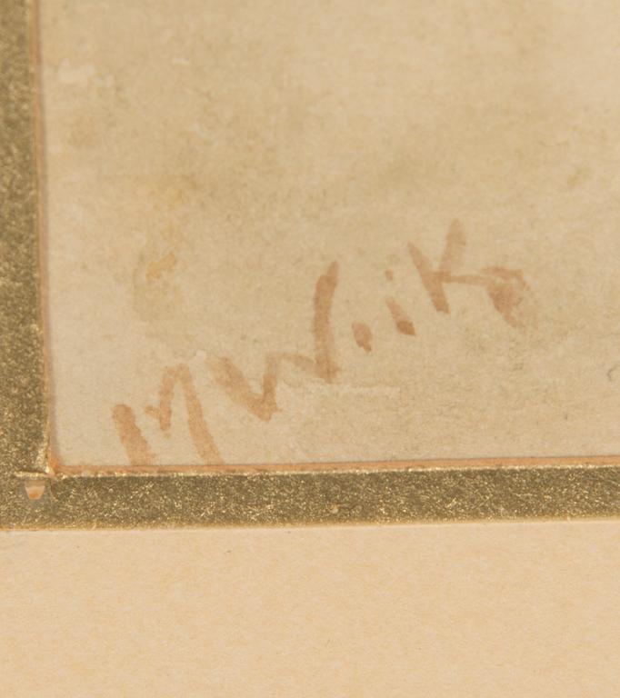 MARIA WIIK, sekatekniikka, signeerattu.