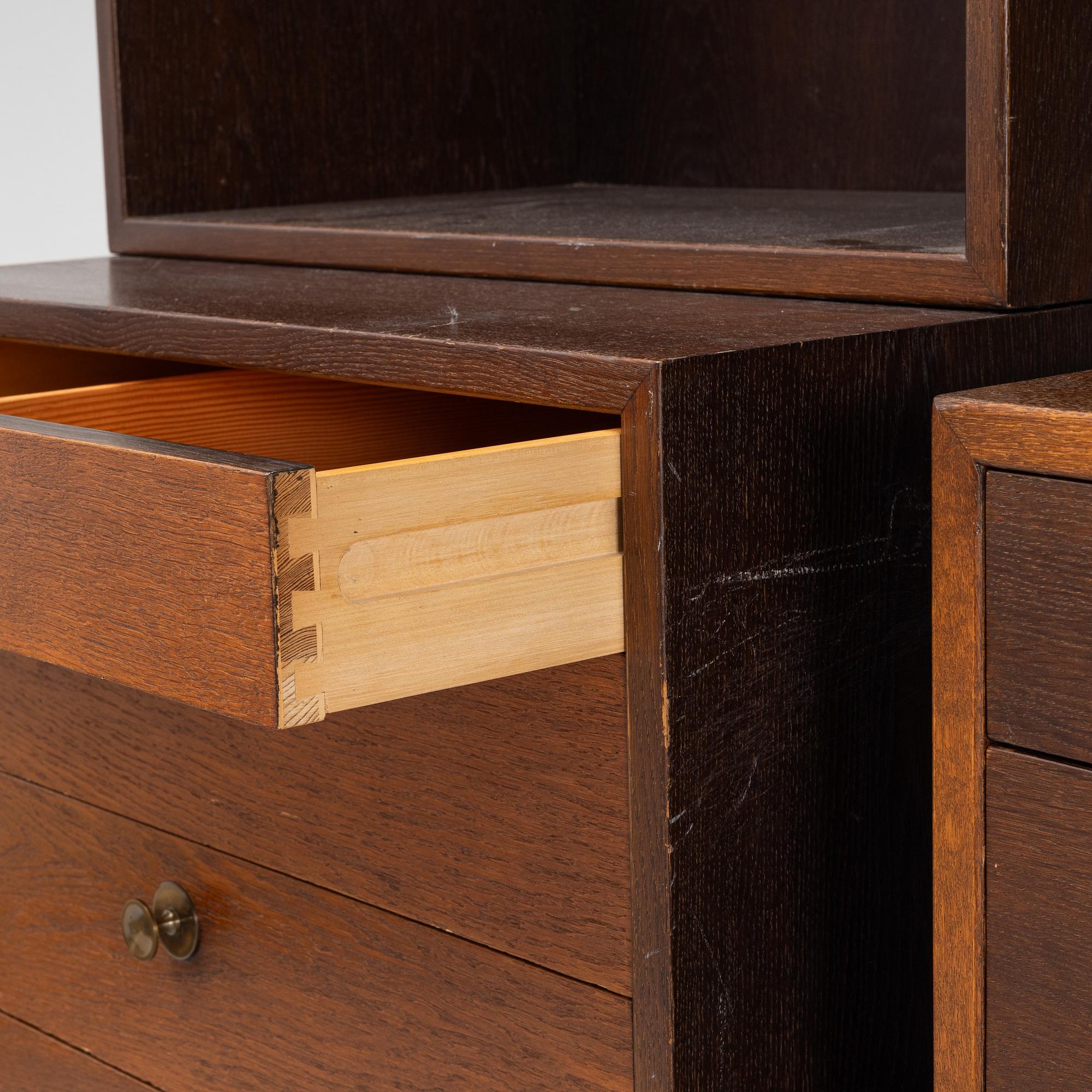 Børge Mogensen, shelving system with cabinets and drawers, "Öresund". Karl Andersson & Söner, second half of the 20th century.
