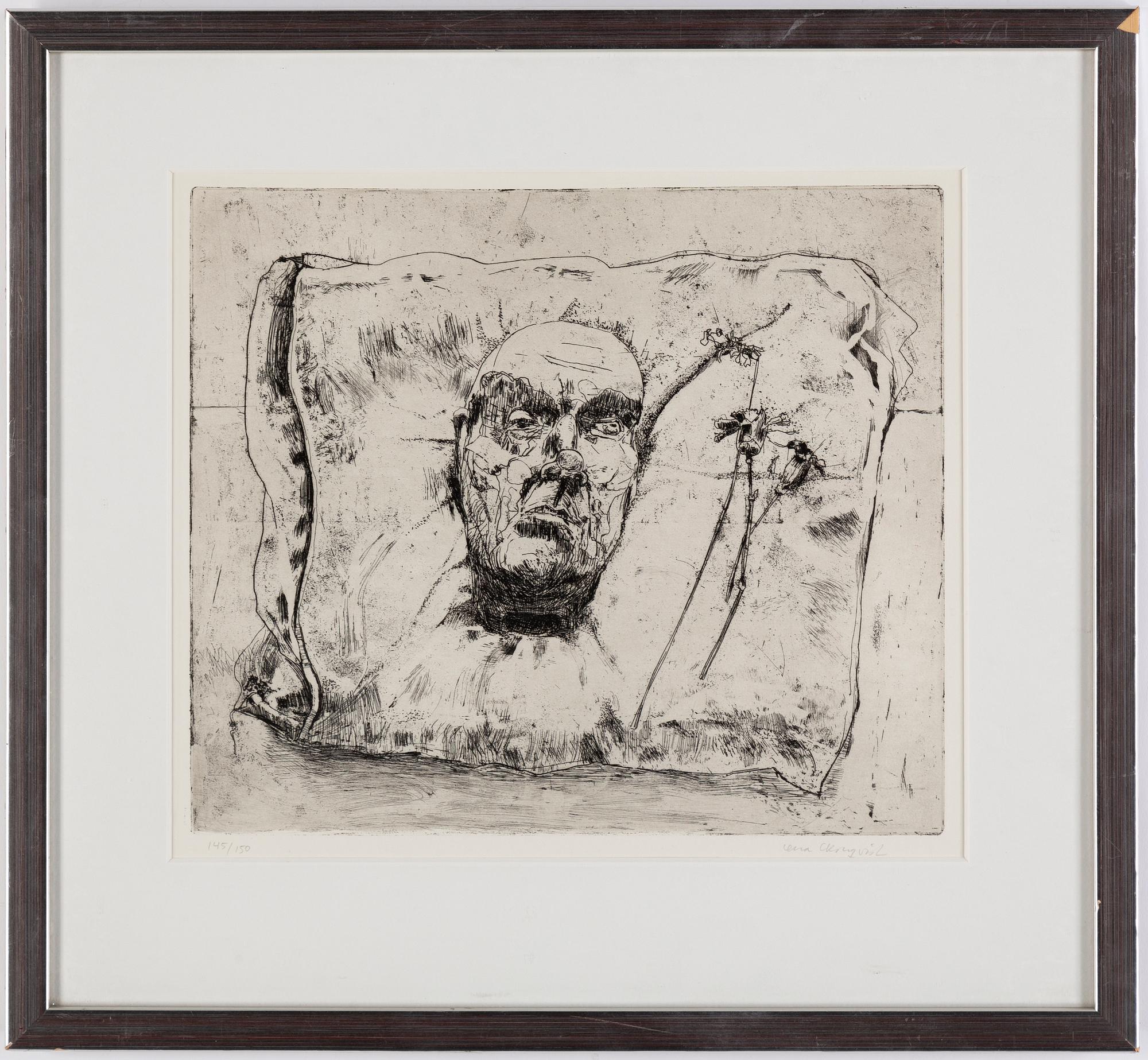 LENA CRONQVIST, etching, 1981, signed 145/150.
