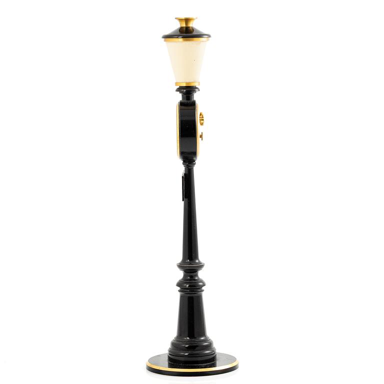 Jaeger, "Rue De La Paix", desk clock, 28 cm.