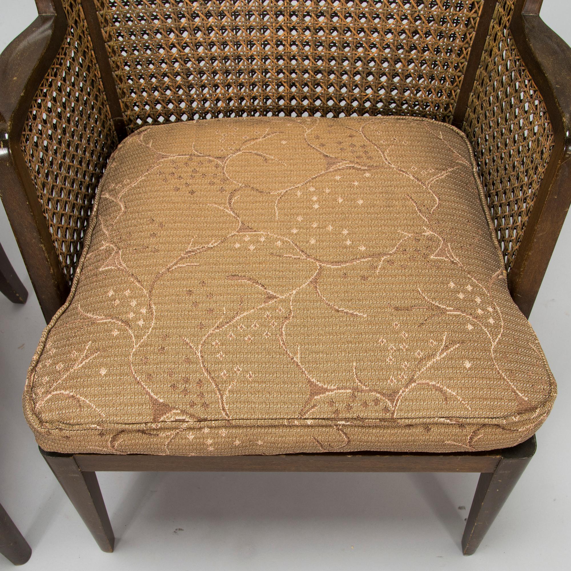 A pair of 1930s armchairs, manufacturer Paul Boman, Finland.