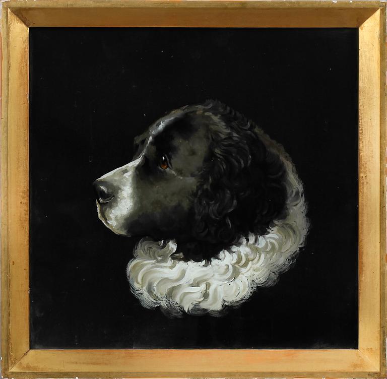 OKÄND KONSTNÄR, 1 par, glasmålningar, England, 1800-tal.