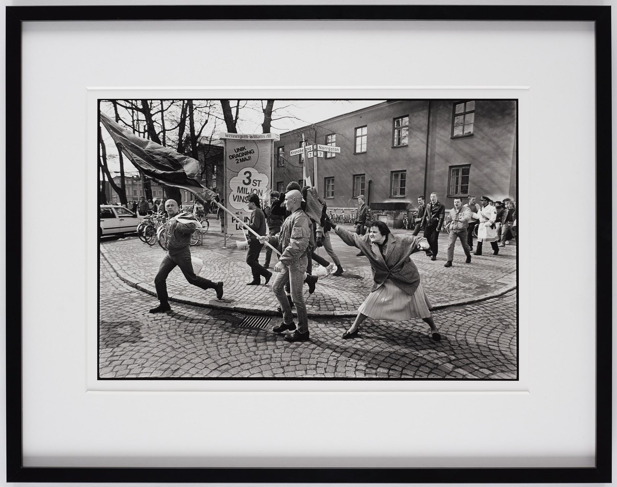 Hans Runesson, "Kvinnan med handväskan”, 1985.