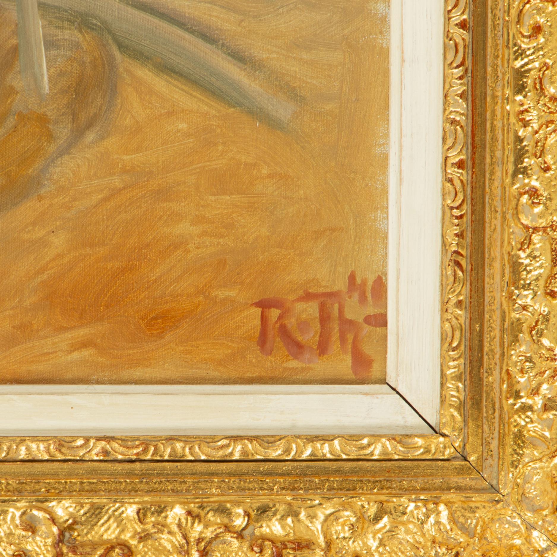 Rudolph Thygesen, Vårskog with melting snow.