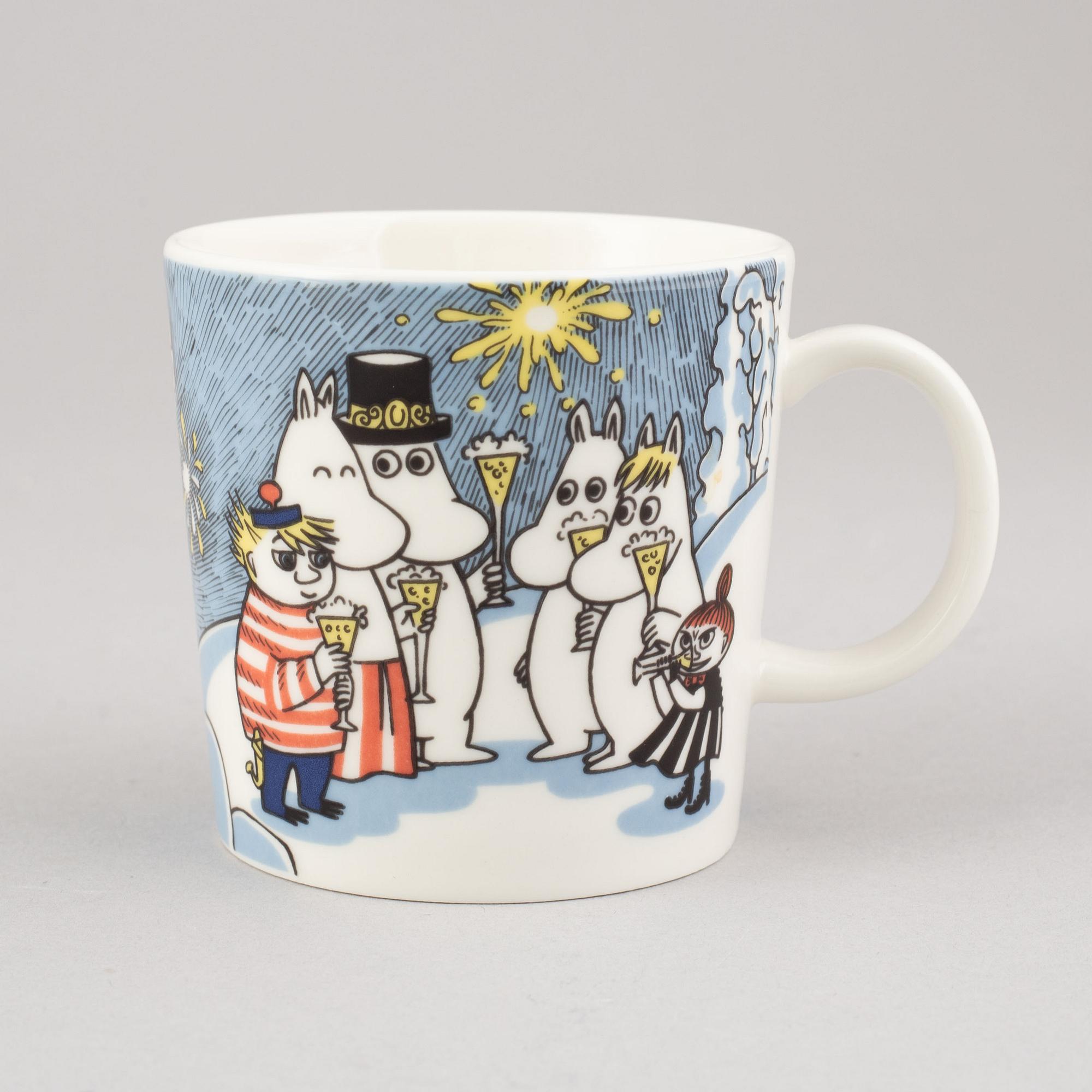 Moomin mug, porcelain, 'Millenium', Finland, 1999-2000.