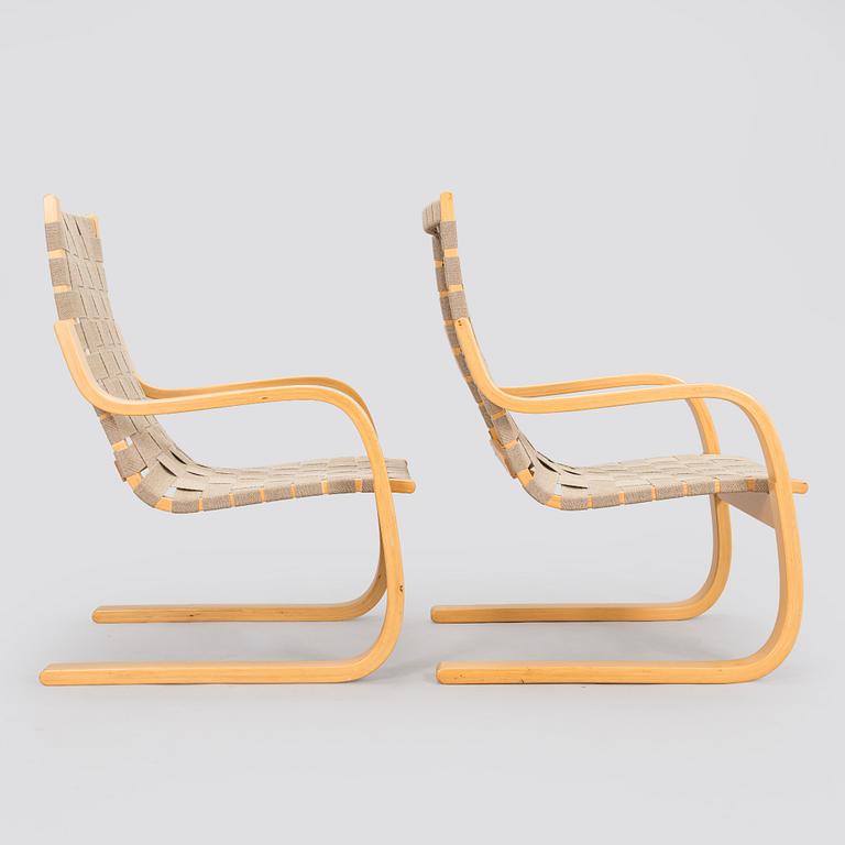Alvar Aalto, nojatuolipari malli 406 Artek 1970-luku.