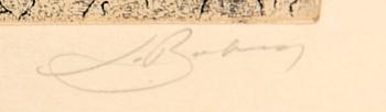 Jörgen Boberg, 5 lithograph signed and numbered 57/150.