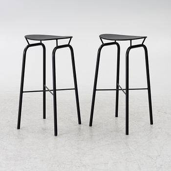 Mathieu Matégot, six 'Nagasaki' barstools, Gubi.