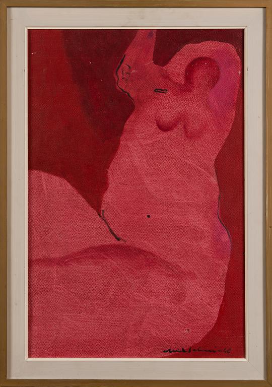 MAX SALMI, oil on board, signed and dated -66.