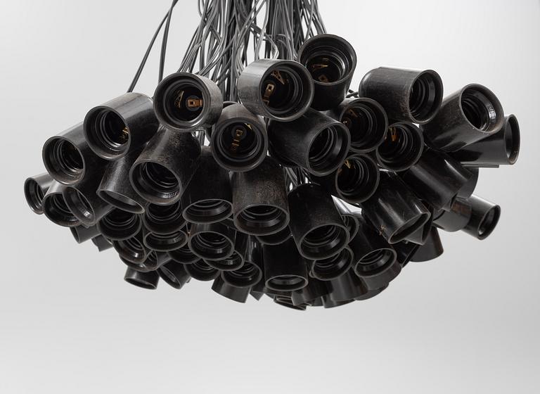 Rody Graumans, a ceiling lamp, "85 lamps", Droog Design, Holland, after 1993, provenance Lasse Åberg.