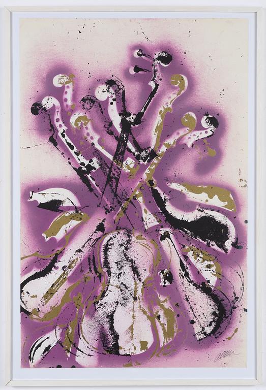 Arman, Composition with violins.