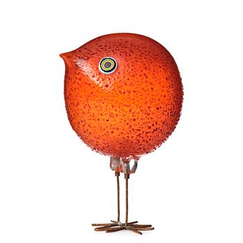 46. Peter Pelzel, a "Pulcino" glass bird, Vistosi, Italy 1960's.