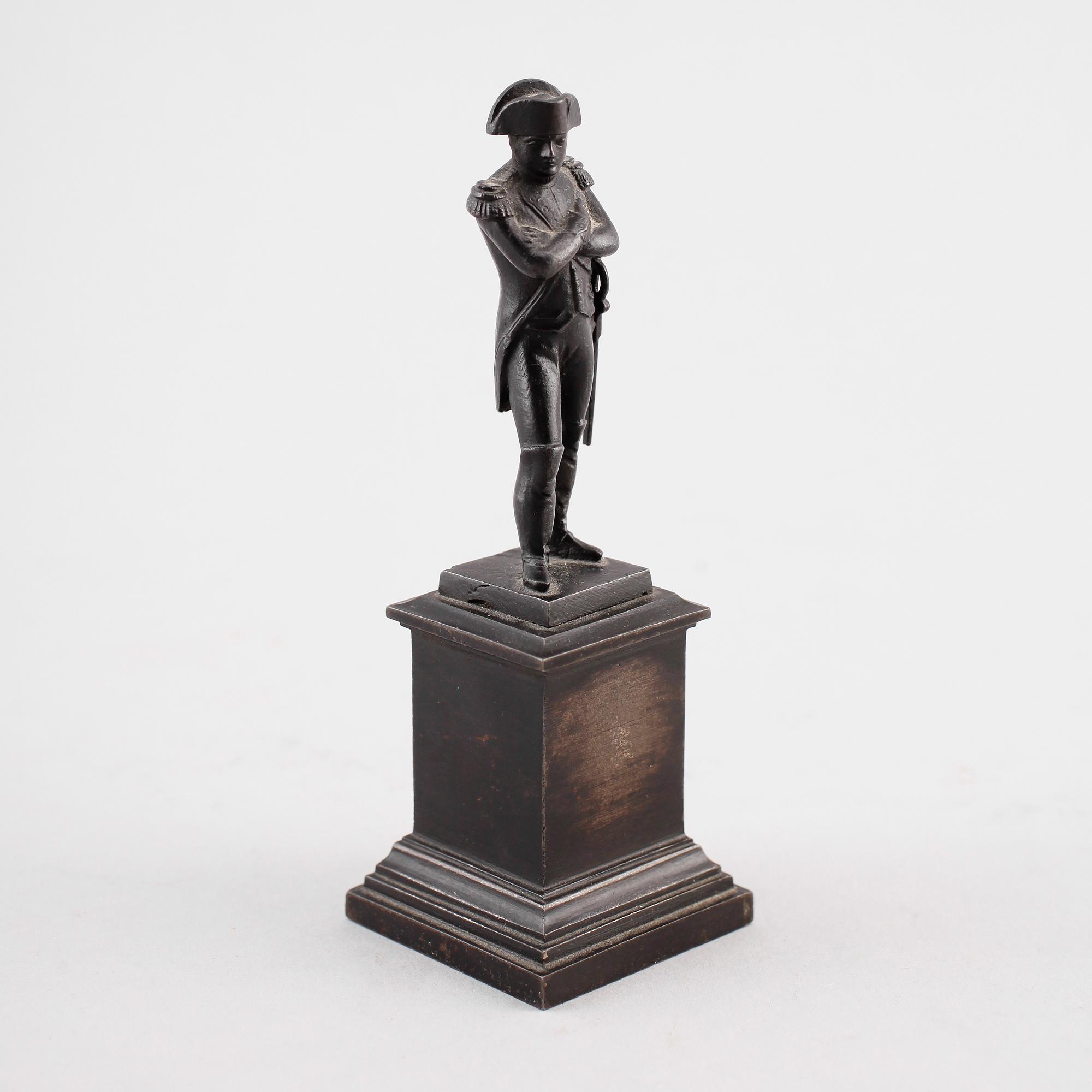 SKULPTUR, patinerat järn, 1900-talets första hälft.