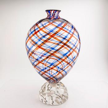 Alessandro Mendini, vas, glas, signerad och numrerad 12-50, Venini.