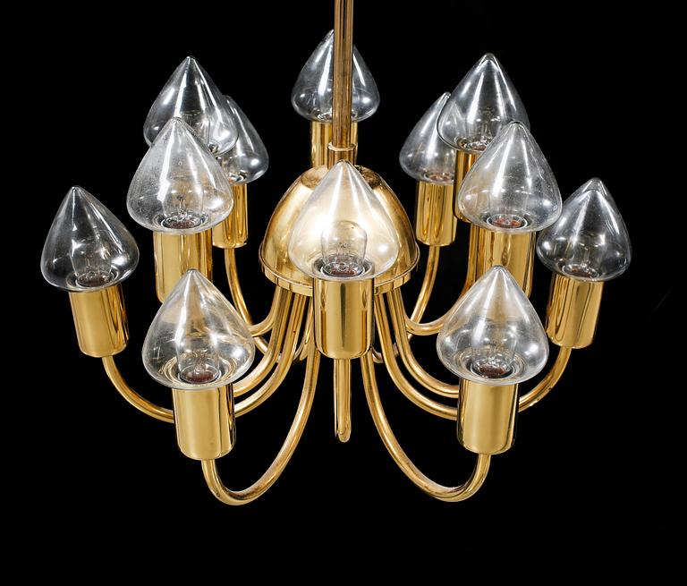 TAKLAMPA, Hans-Agne Jakobsson, Markaryd, 1900-talets andra hälft. Höjd ca 125 cm.