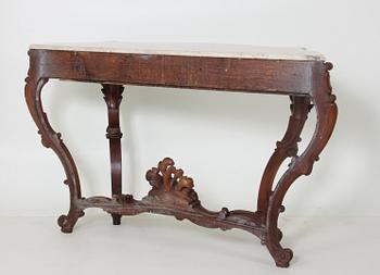 VÄGGBORD, rokokostil.