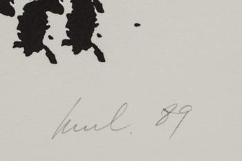 RAUL MEEL, färgserigrafi, signerad, numrerad XXXIII/XXXX och numrerad- 89.