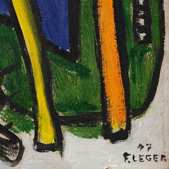 Fernand Léger, "Composition à l'oiseau, esquisse".