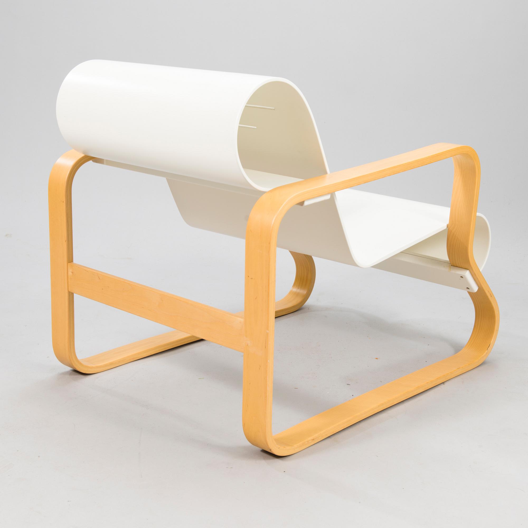 ALVAR AALTO, nojatuoli, "41 Paimio" Artek 1900-luvun loppu.