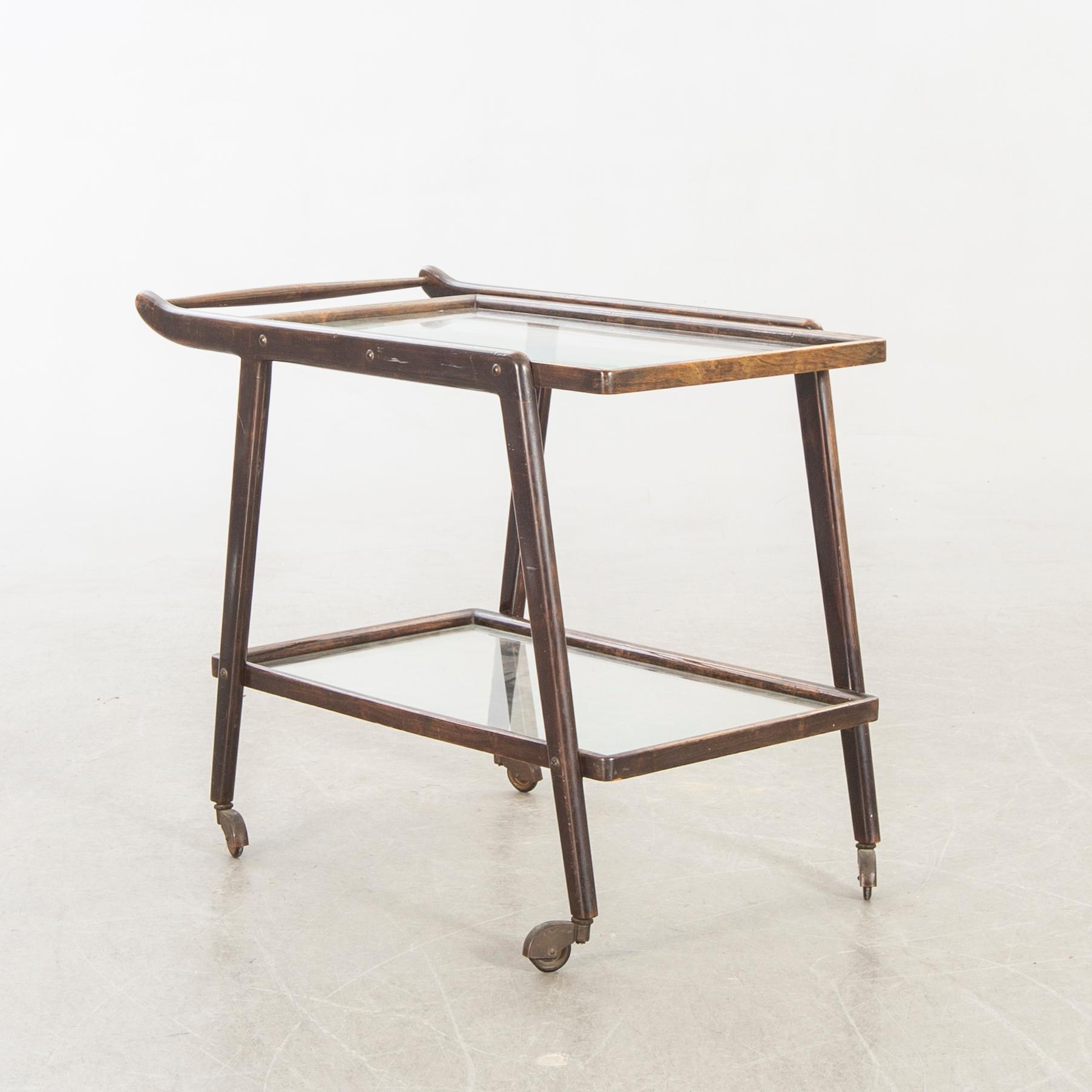 An Italien serving trolley later part of the 20th century.
